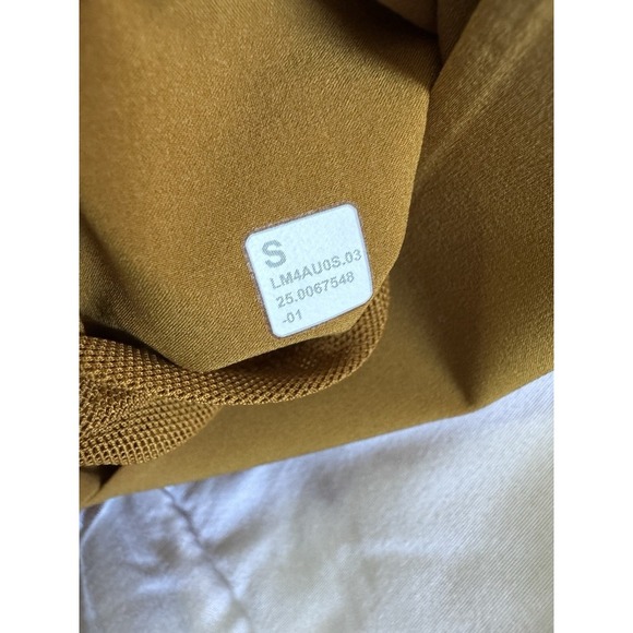 NEW Lululemon Stretch Glyde Waterproof Jacket Size Small Melt Yellow Cinchable - Picture 15 of 16